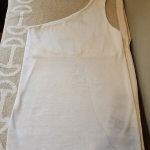 Ralph Lauren Black Label White One-Shoulder Top